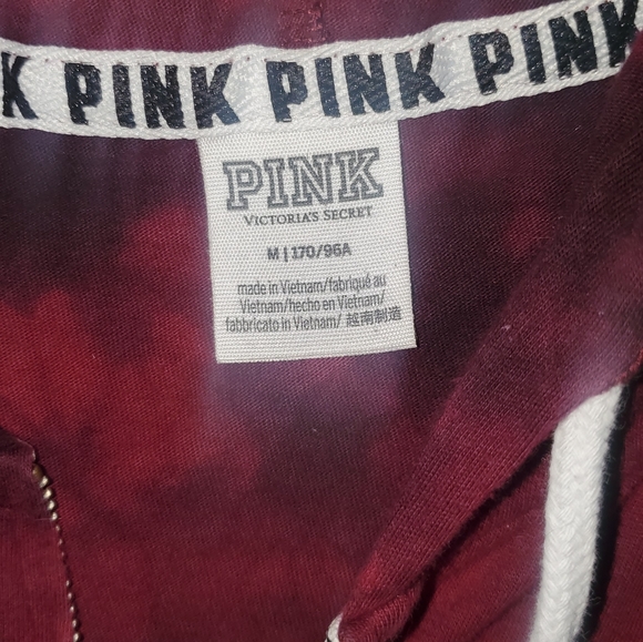 PINK  Victoria’s Secret Tie Die Hoodie - Picture 6 of 6